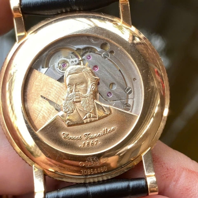 Longines Bản kỷ niệm nhà sáng lập Ernest Francillon 1867 - Vỏ vàng hồng đúc 18K 36mm 3