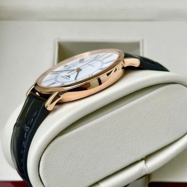 Longines Elegant vàng hồng 18k Au750 37mm - Máy Auto L8 - khoá gập 4
