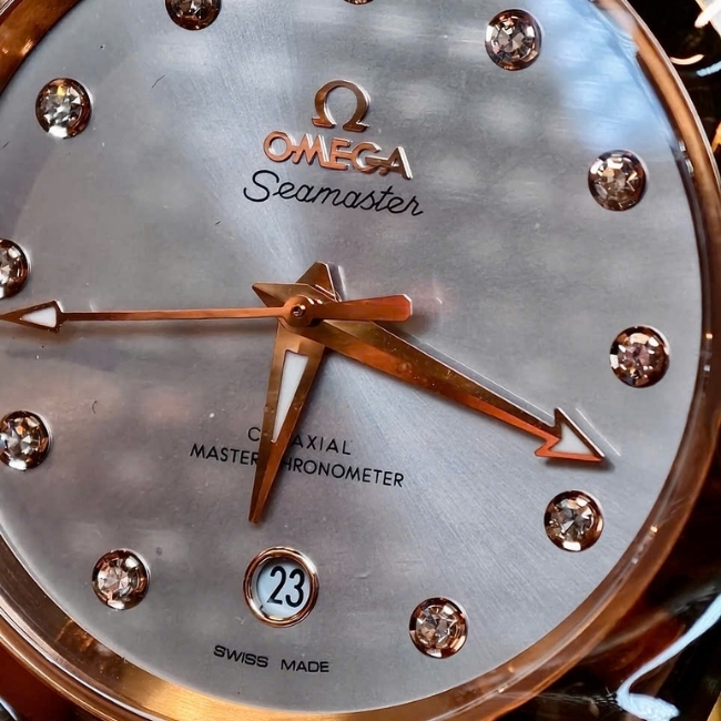 OMEGA Seamaster Aqua Terra 150M 22020382056002 - demi 18k - cọc Diamond 4