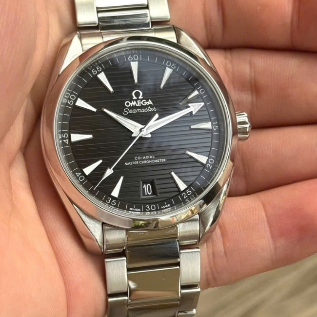 Omega Aqua Terra 150M 41mm mặt số đen Co-Axial Master 6