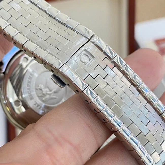Omega DeVille Co-Axial Chronometer - vảy rồng black - bản 3 kim 1 lịch 38.5mm 6
