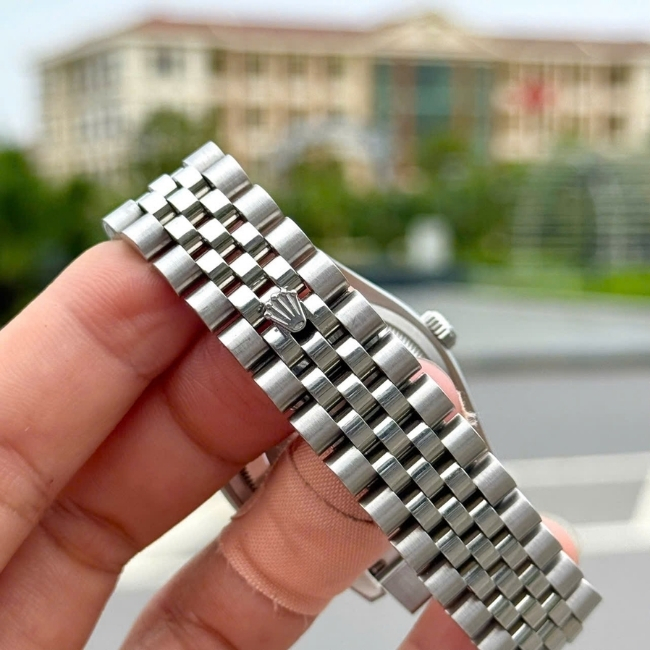 Rolex 116234 Black Index - mặt đen - cọc dạ quang - Jubilee 4