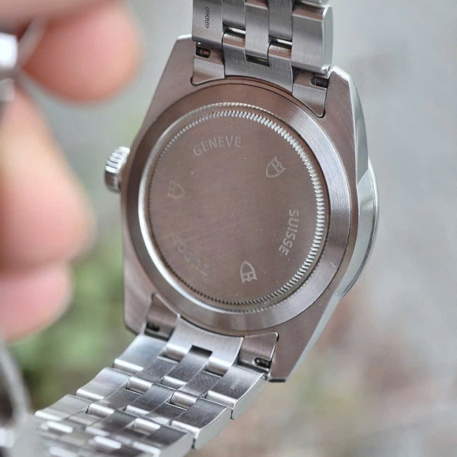 Tudor 56000-0004 Glamour Day Date - Jacquard Silver-Diamond 2
