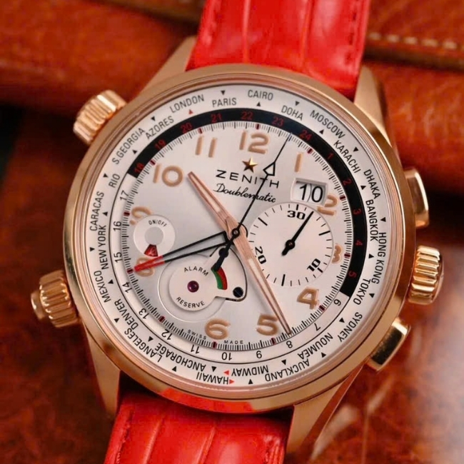 ZENITH EL PRIMERO DOUBLEMATIC ROSE GOLD 18K LIMITED EDITION 18.2400.4046_01.C721 1