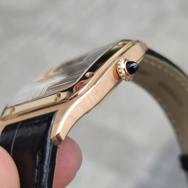 Cartier Santos-Dumont 4241 Quartz Vàng đúc 18k 43.5 x 31.4mm 3