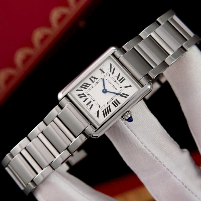 Cartier Tank Must Large Quartz WSTA0052 33.7x25.5mm 2