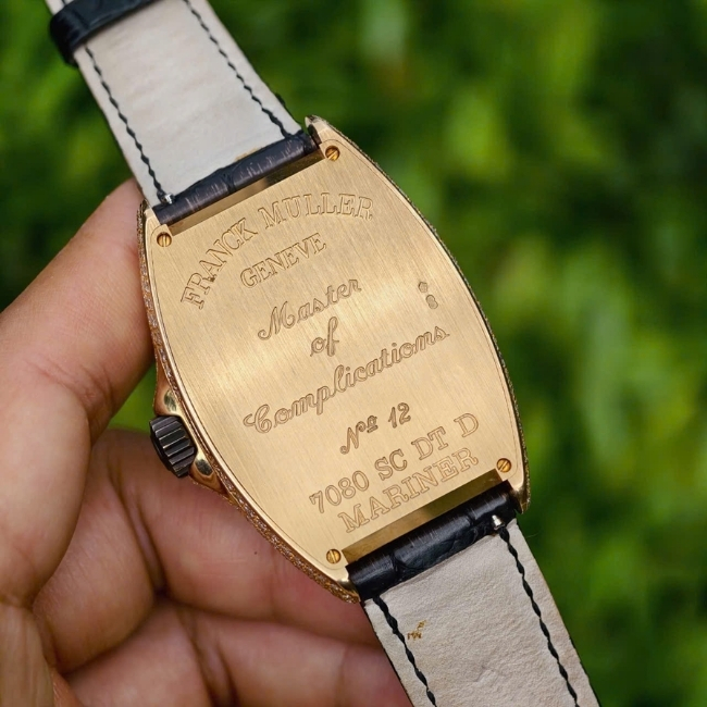 Franck Muller 7080 vàng hồng 18k nguyên khối - full kim zin hãng 3