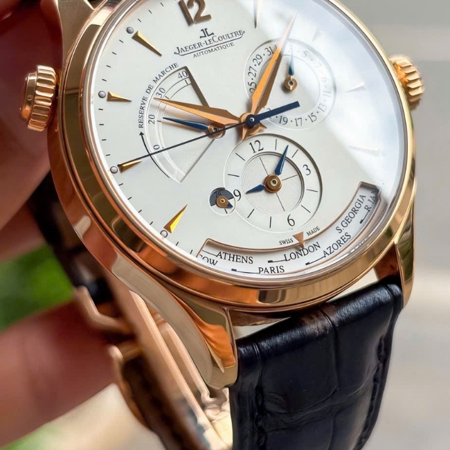 Jaeger LeCoultre JLC calendar world time 176.2.29.S Vàng đúc 18K 39mm 2