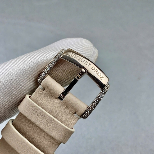 Jaquet Droz Grande Seconde Mother of Pearl J014014272 Diamond 18k MOP 39mm 5