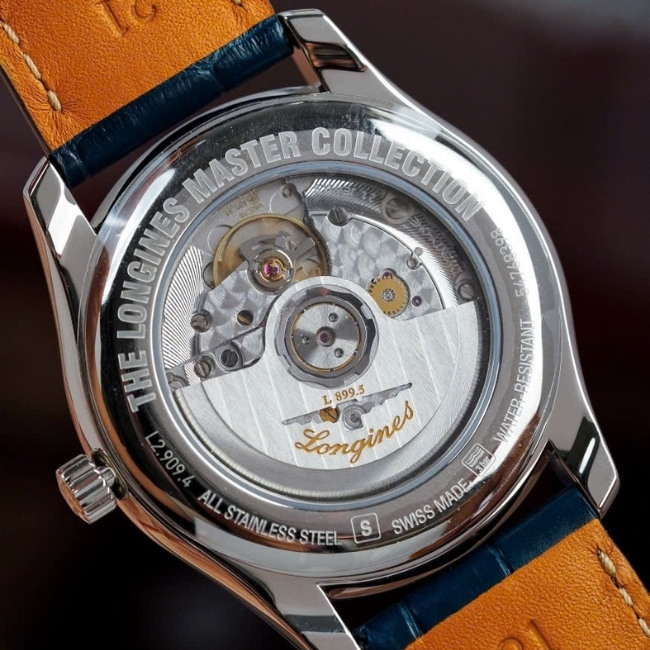 LONGINES MASTER trăng sao - cọc số kim cương L29094970 Blue 40mm 4