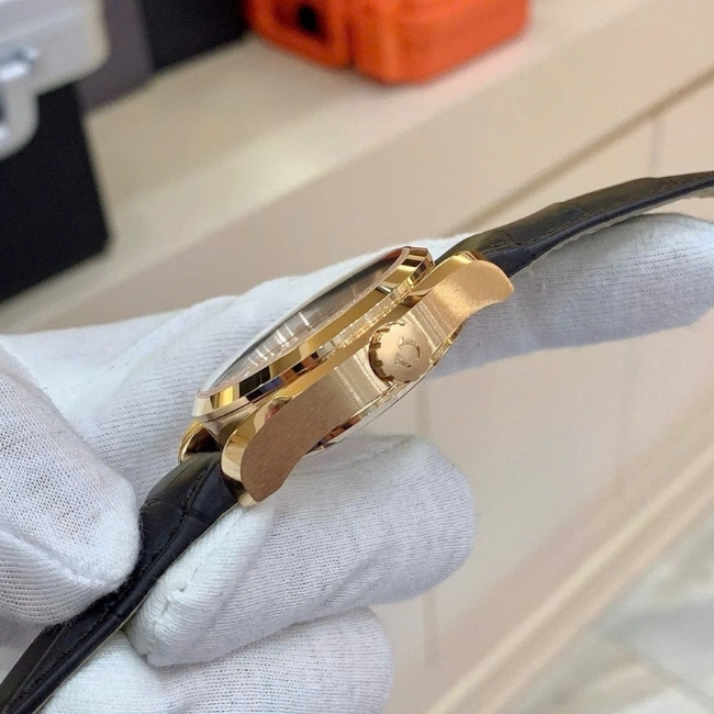 Omega Aqua Terra lịch thường niên - Vàng đúc 18k 38.5mm Automatic - mặt trắng 3