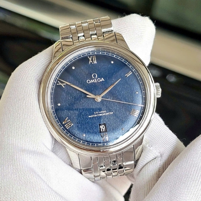 Omega Deville Dark Blue Dial Master Chronometer 434.10.40.20.03.001 40mm 1