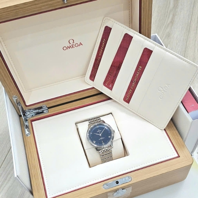 Omega Deville Dark Blue Dial Master Chronometer 434.10.40.20.03.001 40mm 2