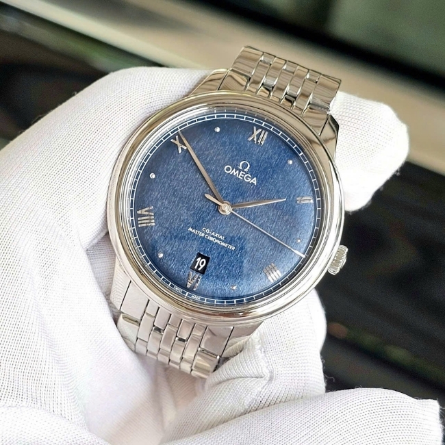 Omega Deville Dark Blue Dial Master Chronometer 434.10.40.20.03.001 40mm 5