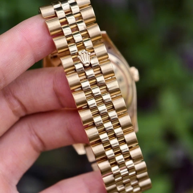 Rolex DateJust 116238 Vàng đúc 18k Champagne Index Dial 8