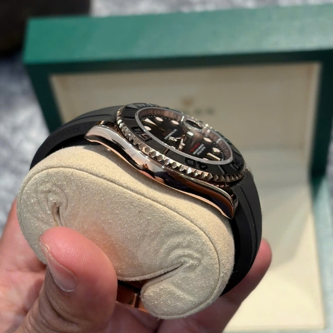 Rolex Yacht master 40mm M116655 Vàng đúc 18k - mặt số đen 6