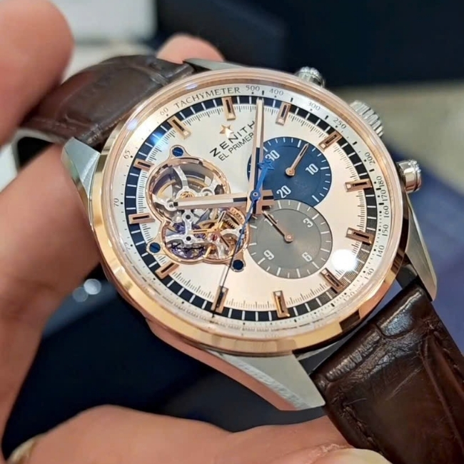 Zenith El Primero Chronograph Bezel 18k 42mm Automatic 3