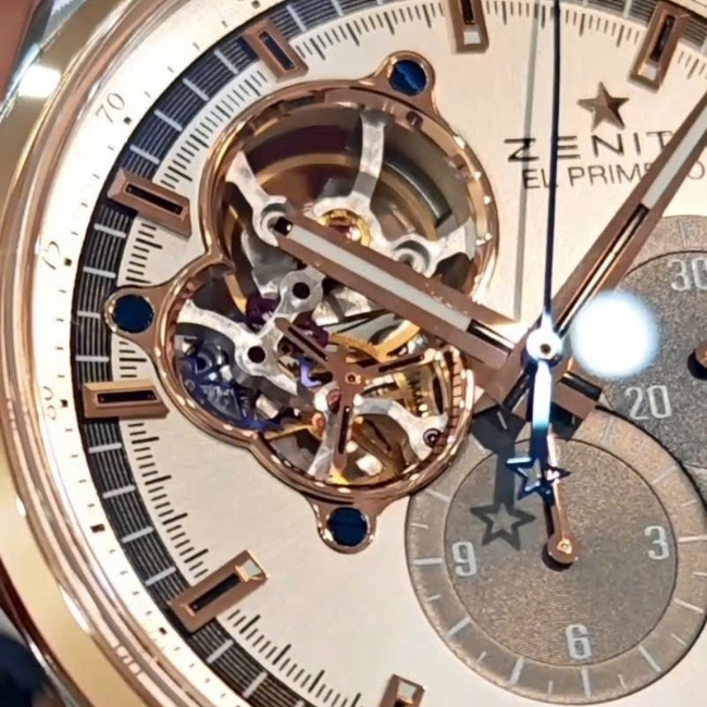 Zenith El Primero Chronograph Bezel 18k 42mm Automatic 4
