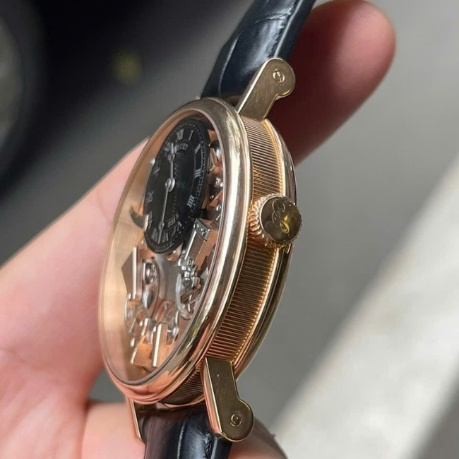 Breguet Tradition Skeleton 7057BR_R9_9W6 Vàng hồng 18k 40mm - Máy cót tay 2