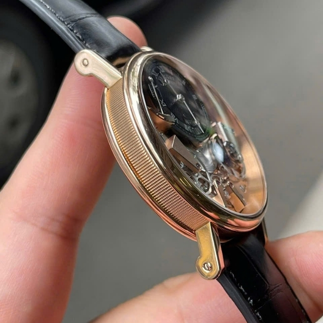 Breguet Tradition Skeleton 7057BR_R9_9W6 Vàng hồng 18k 40mm - Máy cót tay 3