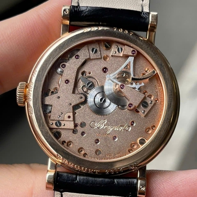 Breguet Tradition Skeleton 7057BR_R9_9W6 Vàng hồng 18k 40mm - Máy cót tay 4