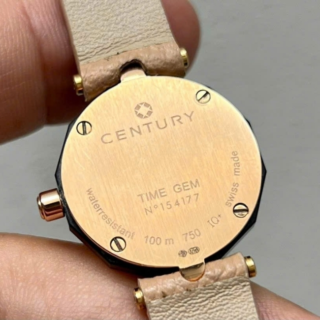 Century Prime Time Egos MOP 18k Diamond Quartz 606.2.S.AB1.70.TIL 24mm 3