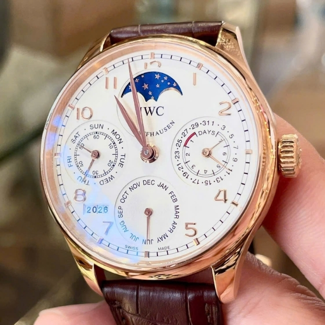 IWC Perpetual Calendar IW503302 lịch vạn niên - vàng đúc 18k 44.2 mm 1