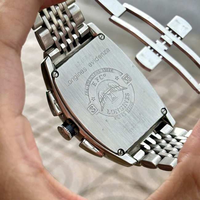 LONGINES Evidenza Chronograph Moonphase XL L2.688.4.98.6 40.6mm X 47.4mm 4