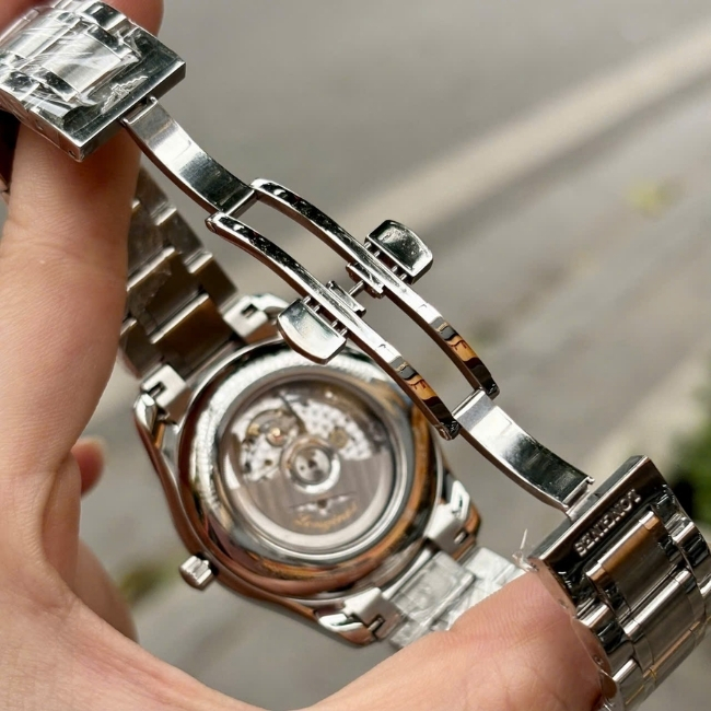 Longines Master trăng sao - Cọc kim - Mặt trắng Automatic 42mm 4