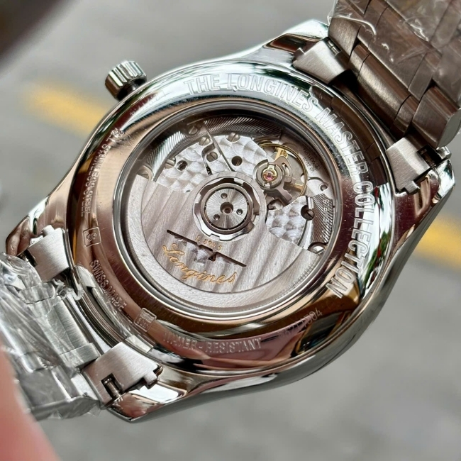 Longines Master trăng sao - Cọc kim - Mặt trắng Automatic 42mm 5