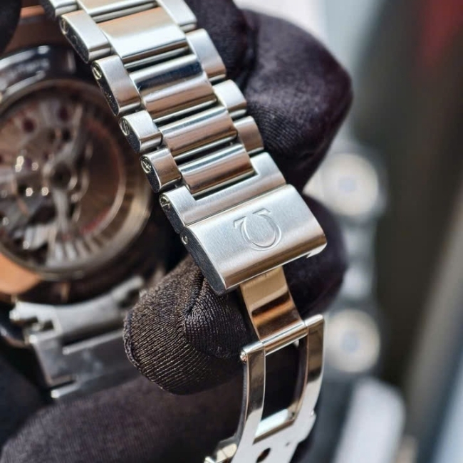 OMEGA AQUA TERRA CO‑AXIAL Golf Edition 41.5mm - mặt trắng kim xanh 4