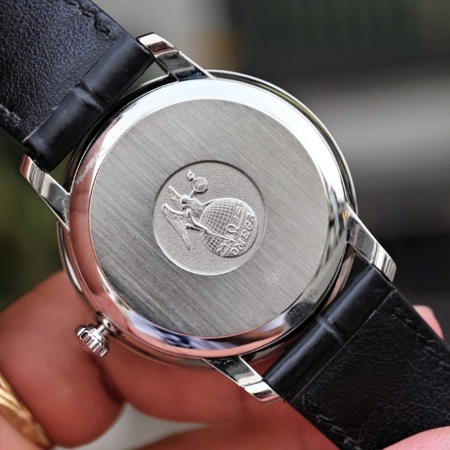 Omega De Ville Prestige 424.13.40.20.06.001 - mặt xám trải tia 39.5mm Coaxial 2