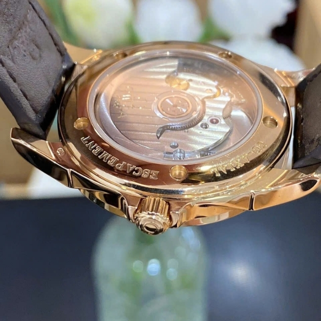 Omega De Ville vàng hồng 18K Co-Axial 3 kim 1 lịch 38mm 4