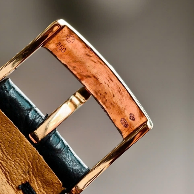 Omega DeVille Co-Axial Chronometer Vàng đúc 18k Rose Gold 38mm - mặt trắng dây da 10