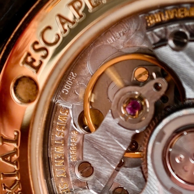 Omega DeVille Co-Axial Chronometer Vàng đúc 18k Rose Gold 38mm - mặt trắng dây da 7