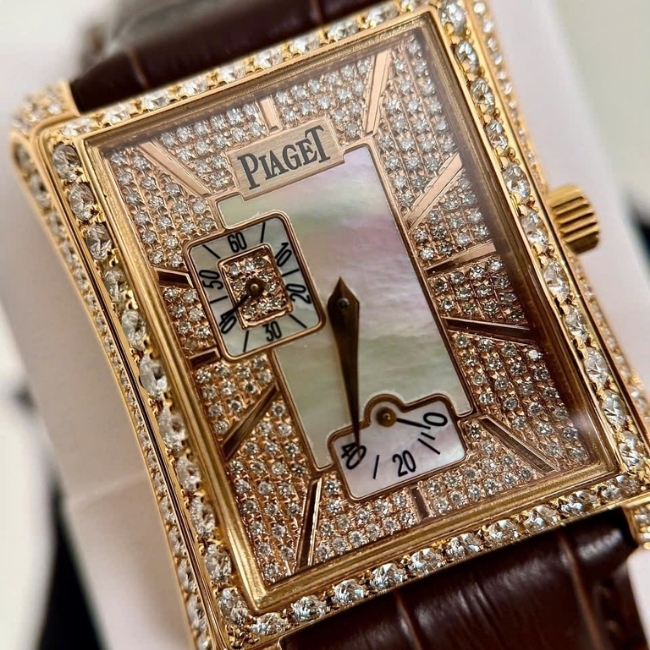 Piaget Emperador MOP Vàng hồng 18k Up full kim cương G0A31023 7