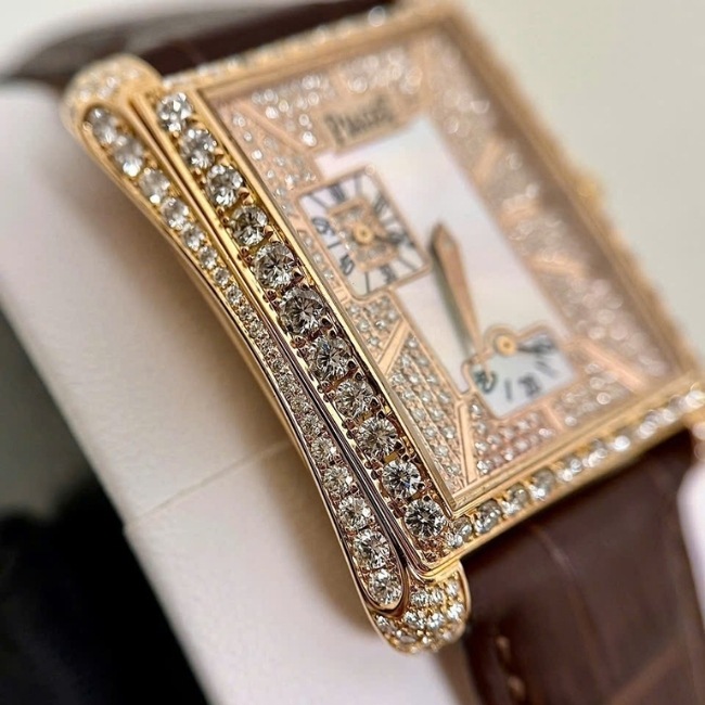 Piaget Emperador MOP Vàng hồng 18k Up full kim cương G0A31023 8