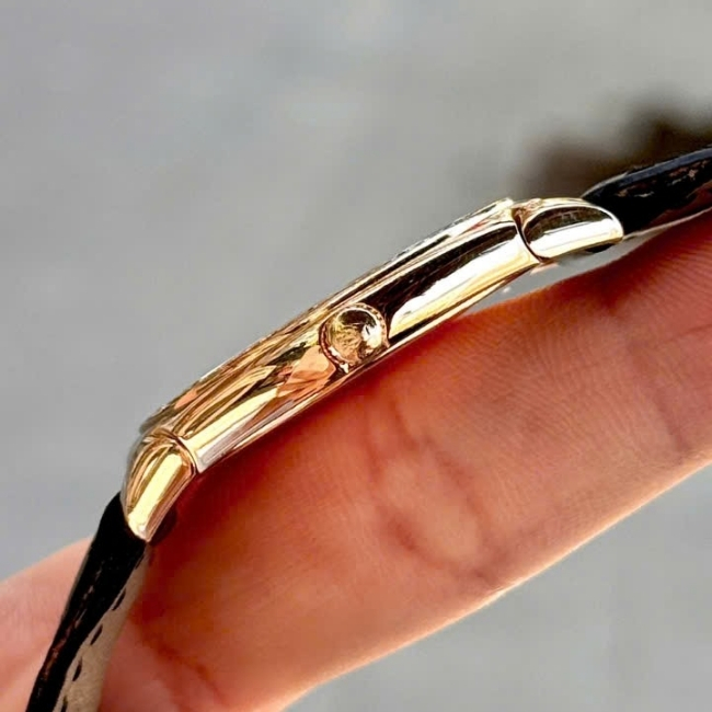 Rolex 5330 Cellini Vàng đúc 18K - Mặt men trắng - Niềng kim zin hãng - Máy cót tay - 36mm 4