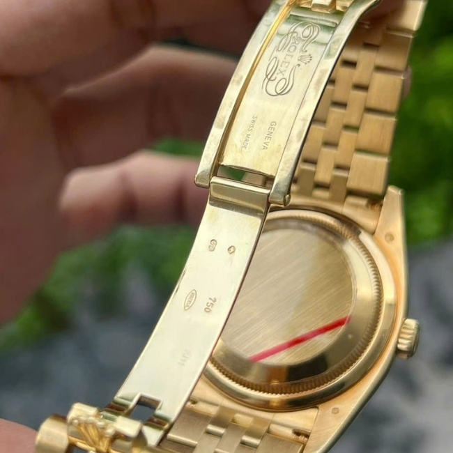 Rolex DateJust 116238 Full Gold 18K - Mặt số kim cương tia 36mm 4