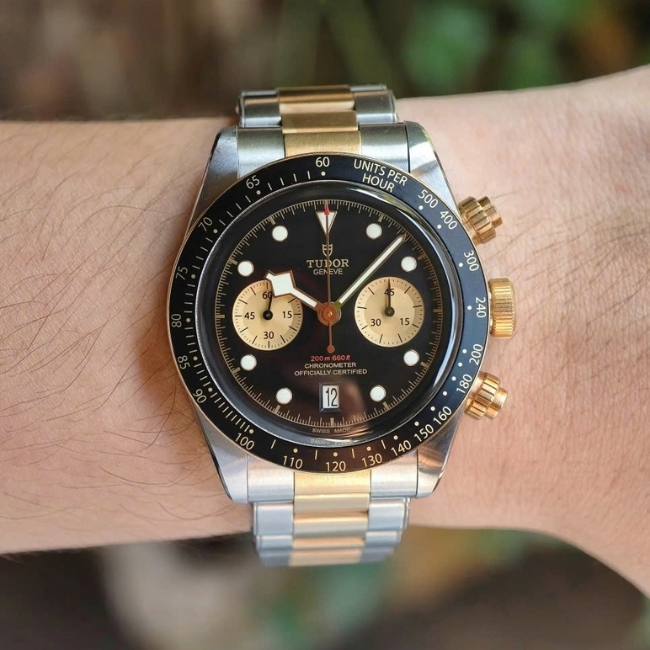 Tudor Black Bay Chrono S&G 41mm black dial Auto 2