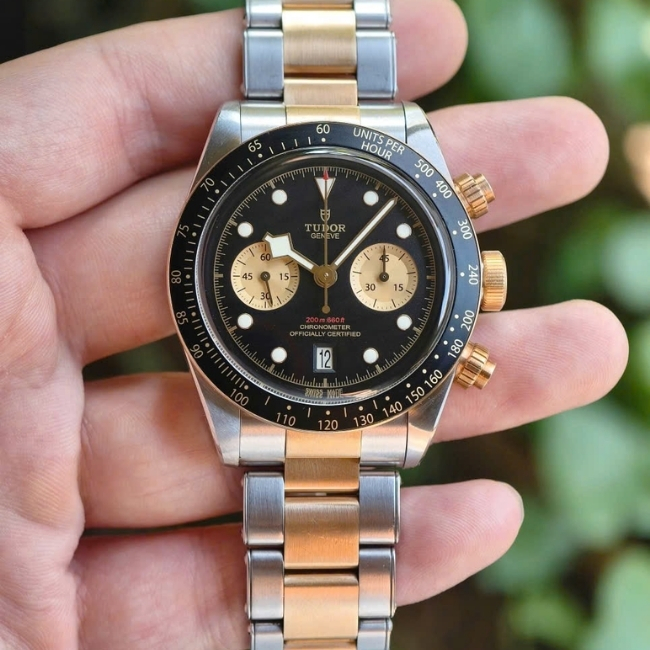 Tudor Black Bay Chrono S&G 41mm black dial Auto 3