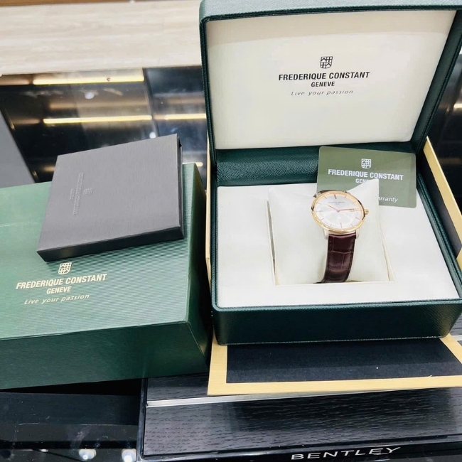 FREDERIQUE CONSTANT SLIMLINE FC-306V4STZ9 Vỏ Titanium - Bezel 18k 4 (2)