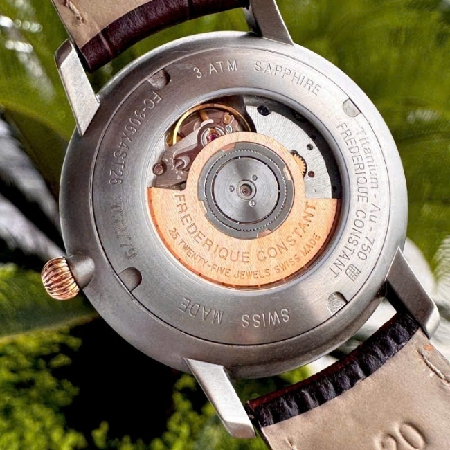 FREDERIQUE CONSTANT SLIMLINE FC-306V4STZ9 Vỏ Titanium - Bezel 18k 5