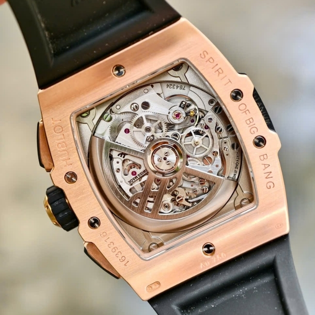 Hublot Spirit Of Big Bang Skeleton 18k King Gold Ceramic 642.OM.0183.RX 42mm 10