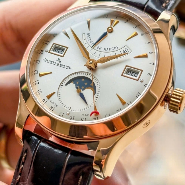 Jaeger-LeCoultre JLC Master Calendar - Trăng sao Vàng đúc 18k 40.5mm 5