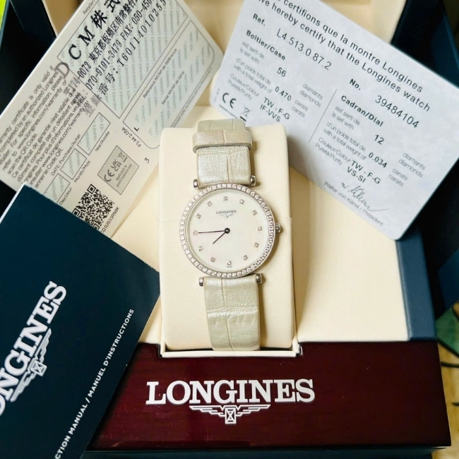LONGINES La Grande Classique L4.513.0.87.2 29mm MOP Diamond Quartz 2
