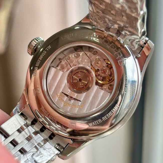 Longines Record L2.321.4.87.6 MOP Diamond 30mm Auto 4