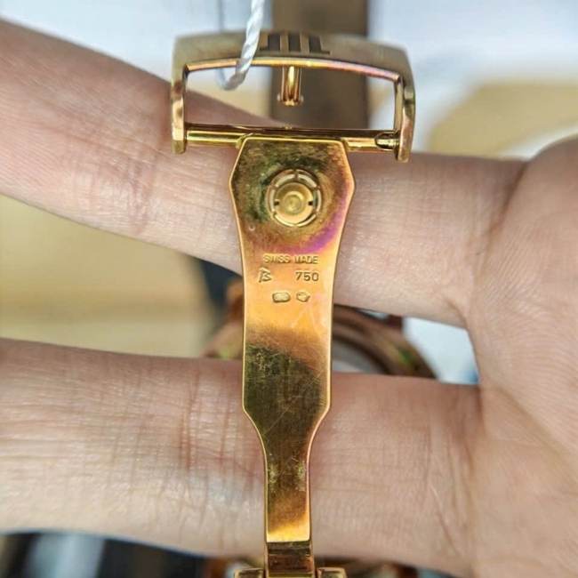 Maurice Lacroix Masterpiece Phase de Lune MP6427-YG101-19E vàng khối 18K 4