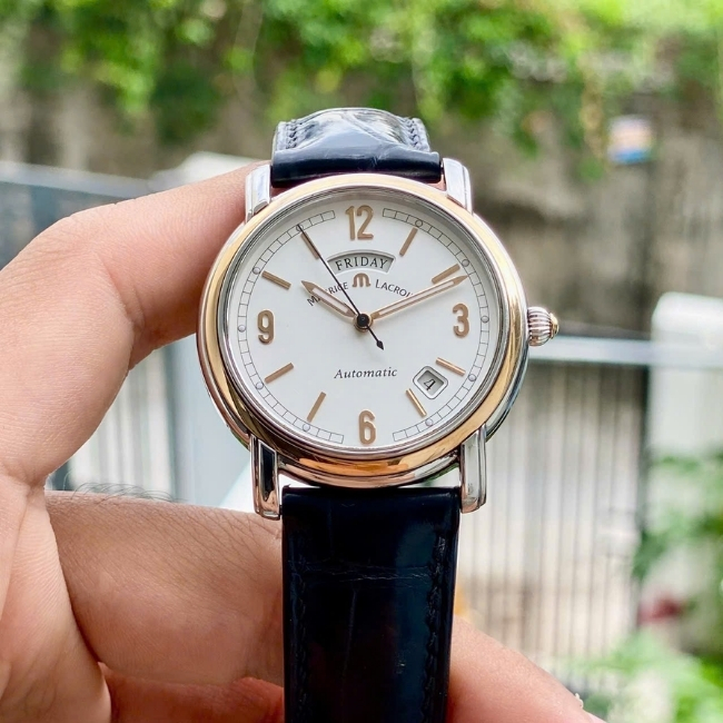 Maurice Lacroix Pontos Day Date 09777 Bezel 18k Automatic 1