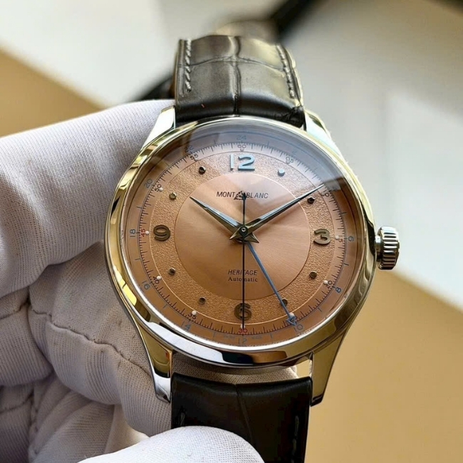 Montblanc Heritage GMT Salmon Dial 40mm Automatic 1
